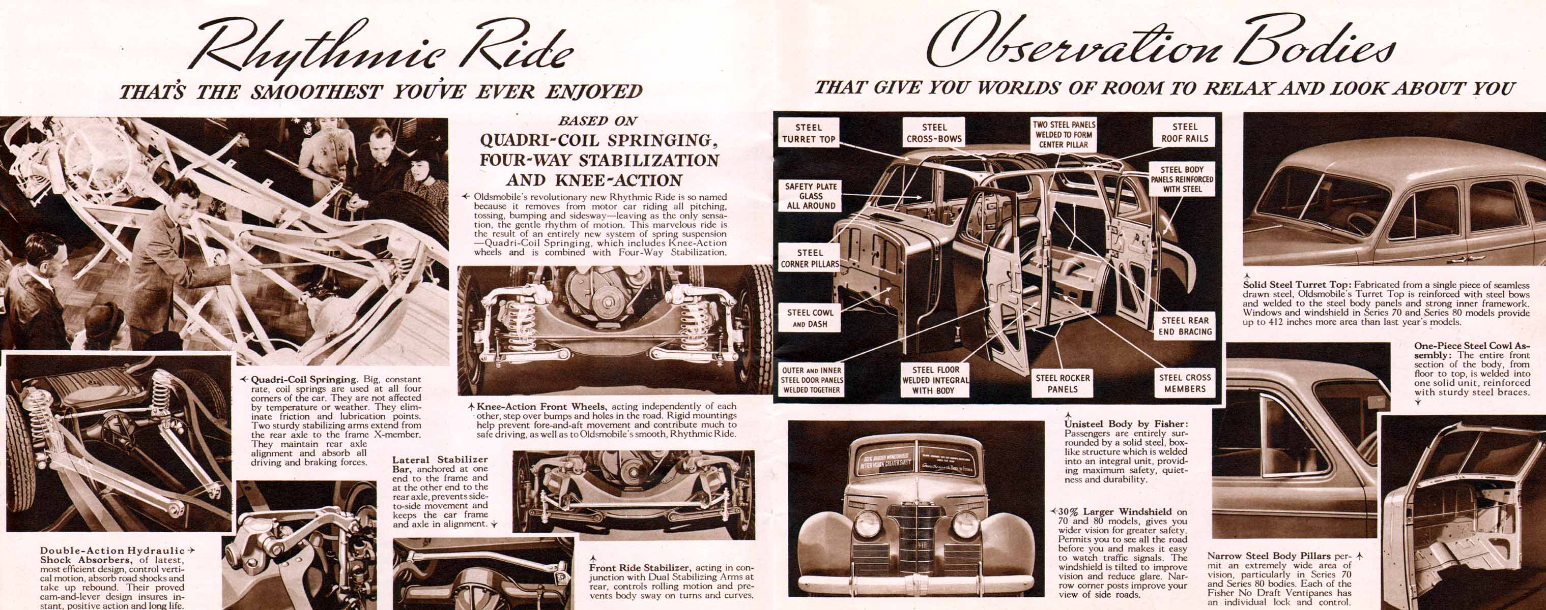 1939 Oldsmobile Motor Cars Brochure Page 2